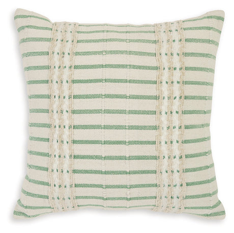 Rowton White/Green Pillow (Set of 4) - Ornate Home