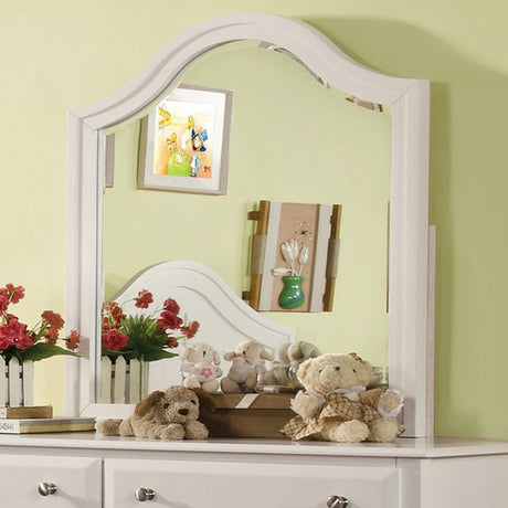 Roxana White Mirror - Ornate Home