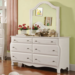 Roxana White Mirror - Ornate Home