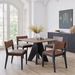 Roxas Brown Dining Chair (Set of 2) - Ornate Home