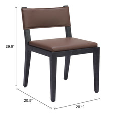 Roxas Brown Dining Chair (Set of 2) - Ornate Home