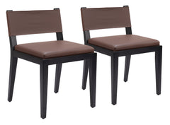 Roxas Brown Dining Chair (Set of 2) - Ornate Home