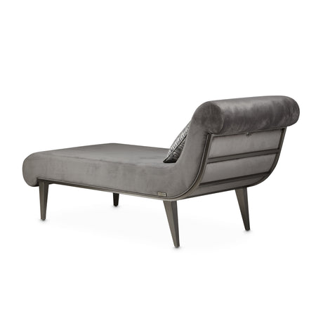 Roxbury Park Gray Pearl Velvet Chaise - Ornate Home