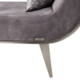 Roxbury Park Gray Pearl Velvet Chaise - Ornate Home