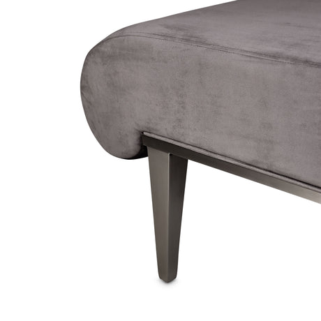 Roxbury Park Gray Pearl Velvet Chaise - Ornate Home