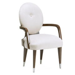 Roxbury Park Slate/Cement Dining Arm Chair (Set of 2) - Ornate Home