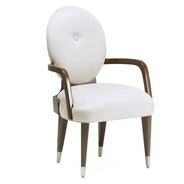 Roxbury Park Slate/Cement Dining Arm Chair (Set of 2) - Ornate Home