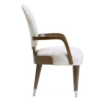 Roxbury Park Slate/Cement Dining Arm Chair (Set of 2) - Ornate Home