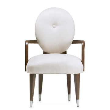Roxbury Park Slate/Cement Dining Arm Chair (Set of 2) - Ornate Home