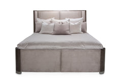 Roxbury Park Slate/Cement Dual-Panel Bed - Ornate Home