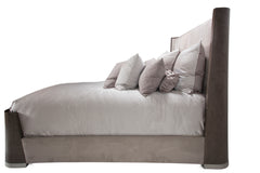 Roxbury Park Slate/Cement Dual-Panel Bed - Ornate Home