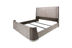 Roxbury Park Slate/Cement Dual-Panel Bed - Ornate Home