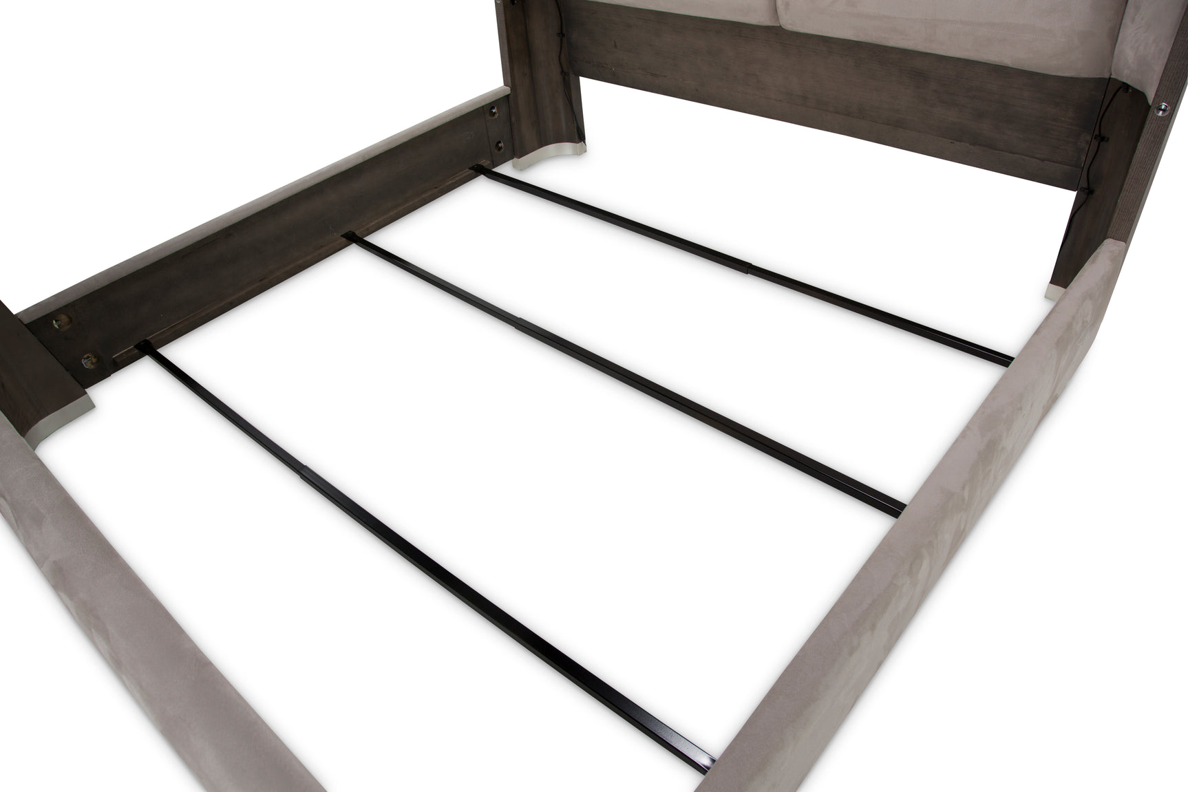 Roxbury Park Slate/Cement Dual-Panel Bed - Ornate Home