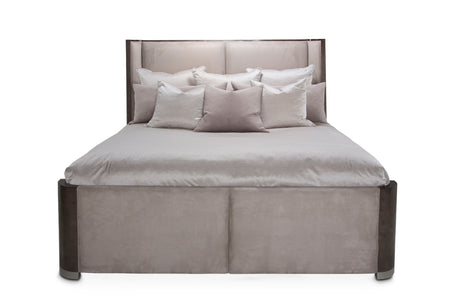 Roxbury Park Slate/Cement Eastern King Dual-Panel Bed - Ornate Home