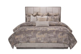 Roxbury Park Slate/Cement Multi-Panel Bed - Ornate Home