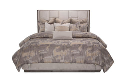 Roxbury Park Slate/Cement Multi-Panel Bed - Ornate Home