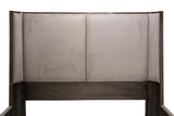 Roxbury Park Slate/Cement Queen Dual-Panel Bed - Ornate Home
