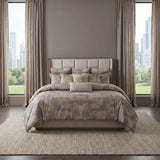 Roxbury Park Slate/Cement Queen Multi-Panel Bed - Ornate Home