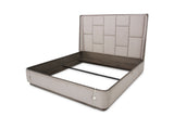 Roxbury Park Slate/Cement Queen Multi-Panel Bed - Ornate Home
