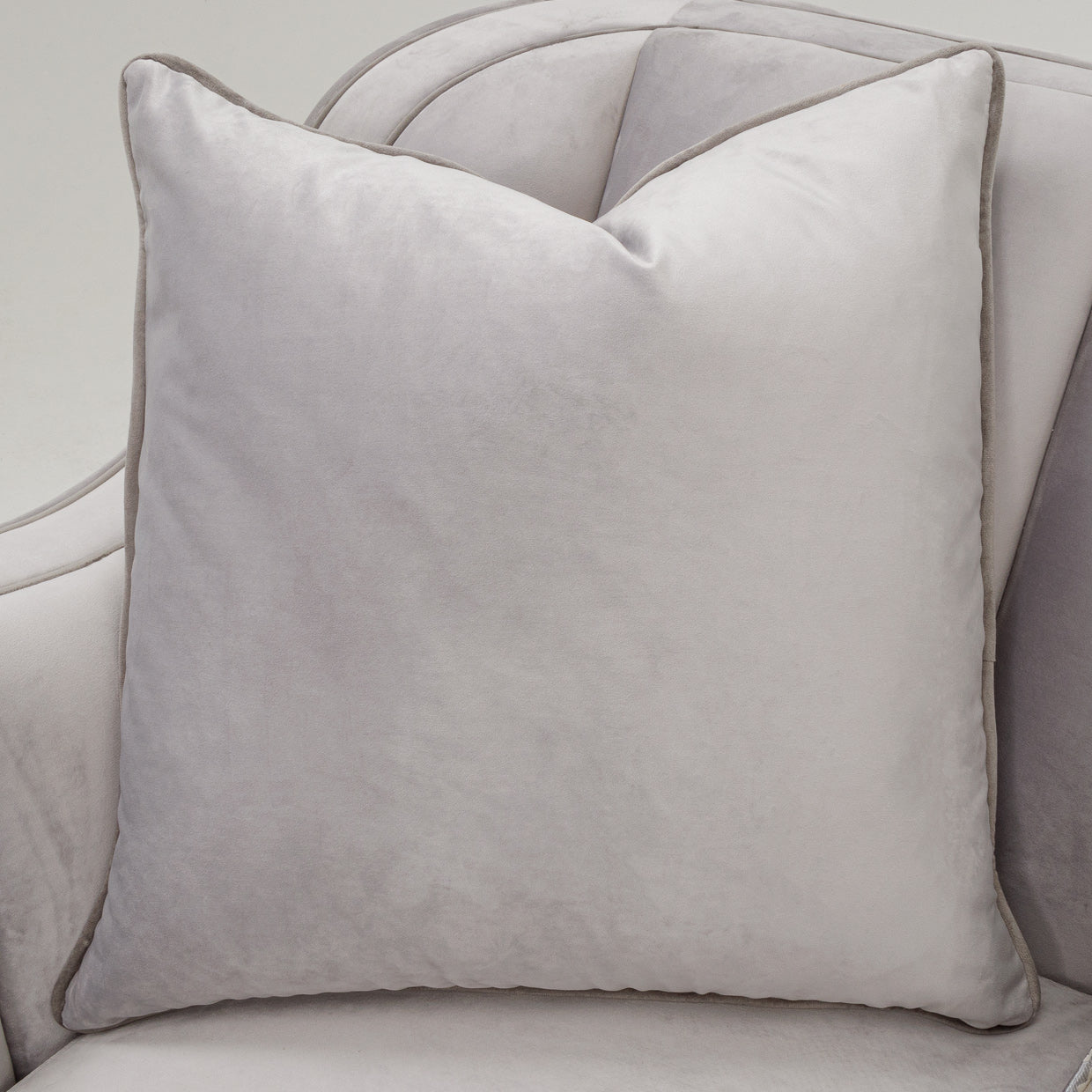 Roxbury Park Slate Velvet Loveseat - Ornate Home