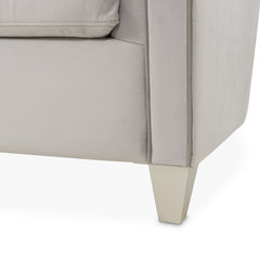Roxbury Park Slate Velvet Loveseat - Ornate Home