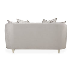 Roxbury Park Slate Velvet Loveseat - Ornate Home