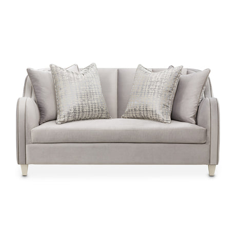 Roxbury Park Slate Velvet Loveseat - Ornate Home