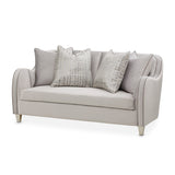 Roxbury Park Slate Velvet Loveseat - Ornate Home