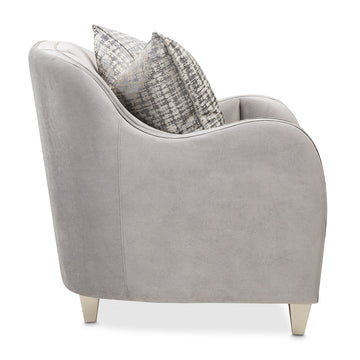 Roxbury Park Slate Velvet Matching Chair - Ornate Home