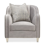 Roxbury Park Slate Velvet Matching Chair - Ornate Home