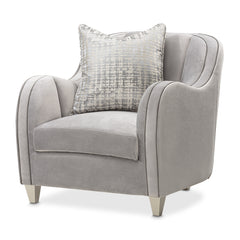 Roxbury Park Slate Velvet Matching Chair - Ornate Home