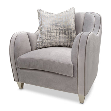 Roxbury Park Slate Velvet Matching Chair - Ornate Home