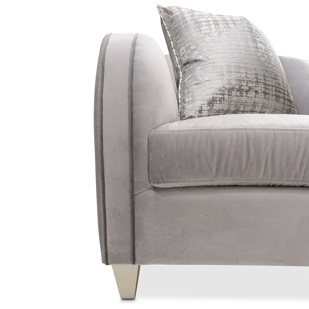 Roxbury Park Slate Velvet Matching Chair - Ornate Home