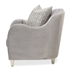 Roxbury Park Slate Velvet Matching Chair - Ornate Home