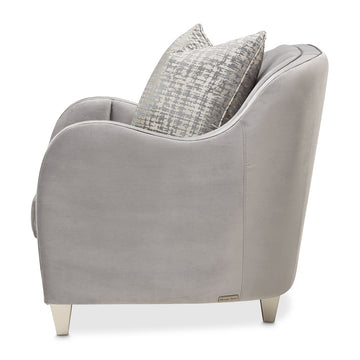 Roxbury Park Slate Velvet Matching Chair - Ornate Home