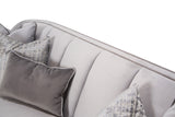 Roxbury Park Slate Velvet Sofa - Ornate Home