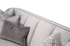 Roxbury Park Slate Velvet Sofa - Ornate Home