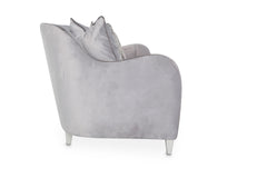 Roxbury Park Slate Velvet Sofa - Ornate Home