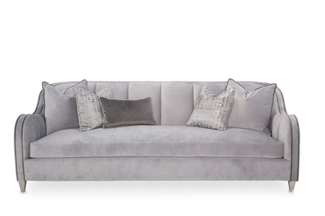 Roxbury Park Slate Velvet Sofa - Ornate Home