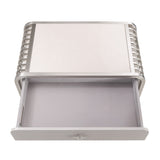 Roxbury Park Stainless Steel Metal Nightstand - Ornate Home