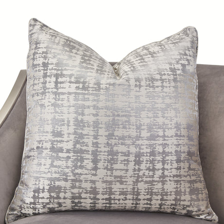 Roxbury Park Steel Gray Velvet Accent Chair - Ornate Home