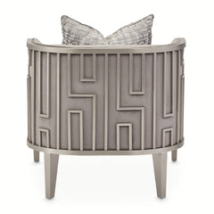 Roxbury Park Steel Gray Velvet Accent Chair - Ornate Home