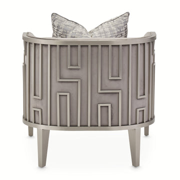 Roxbury Park Steel Gray Velvet Accent Chair - Ornate Home