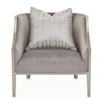 Roxbury Park Steel Gray Velvet Accent Chair - Ornate Home