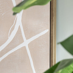 Roxbury Pink/White Canvas - Ornate Home