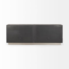 Roxdale Black/Gray Acid Wash Metal Sideboard