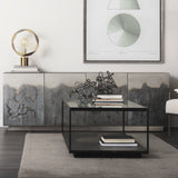 Roxdale Black/Gray Acid Wash Metal Sideboard - Ornate Home