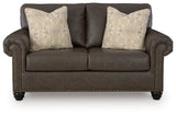 Roxmere Umber Loveseat (Online Special Price) - Ornate Home