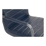 Roy Black Leather Office Chair - Ornate Home