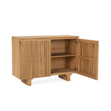 Roya Natural 2 Door Cabinet - Ornate Home